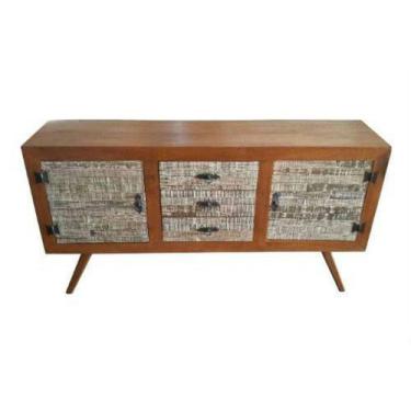 Imagem de Buffet Retrô Chicago Em Madeira De Demolição - Cód 2351 - Barrocarte