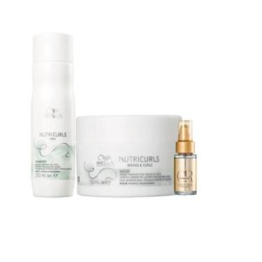 Imagem de Wella Professionals Nutricurls Shampoo 250ml+Máscara Capilar 150ml+Oil