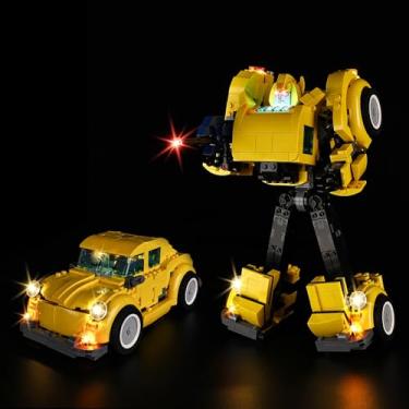 Imagem de Kyglaring LED Lighting Kit, Compatible with Lego 10338 Bumblebee Robot Model Model,10338 Light Set (Lego Sets Not Included) Light Up Your Lego!, 10338-cv