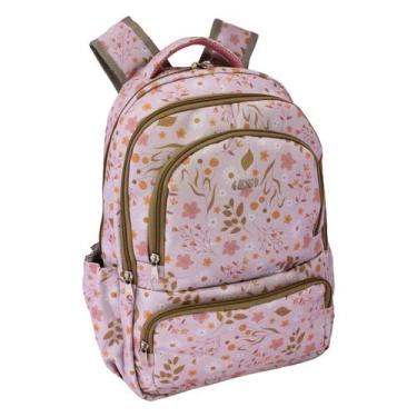 Imagem de Mochila Feminina Para Notebook De 15.6 Ls Bolsas Floral Rosa - L S BOL