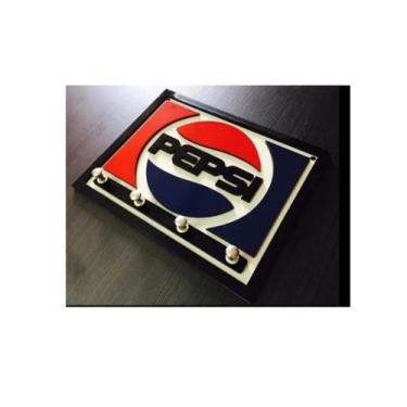 Imagem de Porta Chaves Madeira Mdf Não Esqueça As Chaves Pepsi - Casa Nobre