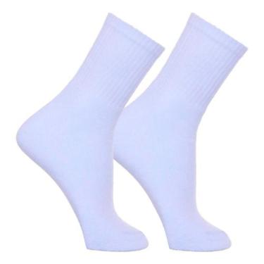 Imagem de Kit 04 Pares Meias Grossas Masculina Cano Alto Longo Atoalhada Algodão