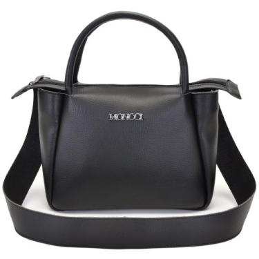 Imagem de Bolsa saco feminina transversal forrada vegana media moncci Cancun, Pr