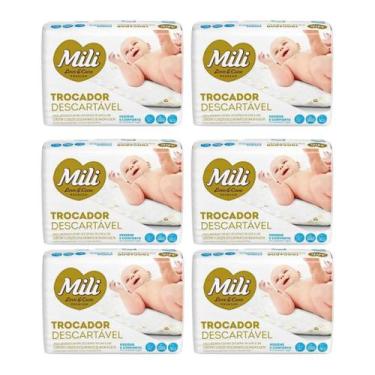 Imagem de Kit C6 Trocador infantil Descartável C5 Love Care  Mili - Mili Sa