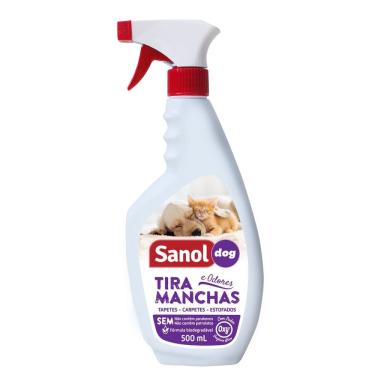 Imagem de Limpa Manchas E Odores de Tapetes, Estofados, Carpetes, etc Remove sujeira de animais domésticos Sanol