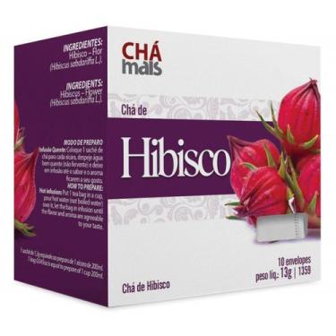 Imagem de Chá de Hibisco Cx10 Sachês de 1g - Chá Mais