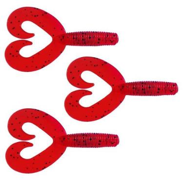 Imagem de Isca Soft Artificial Matadeira Grub Duplo P/ Traíra Cart.3pç