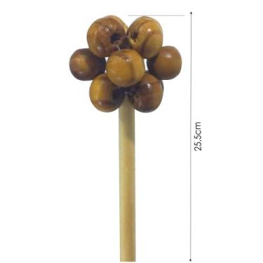 Imagem de 6 Varetas Decorativa para Aromatizador / Difusor Bolinhas Cachos com D