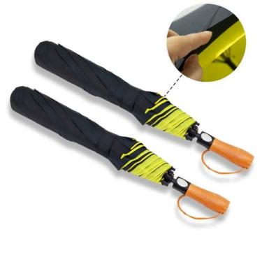 Imagem de Guarda Chuva Automático Grande Reforçado Dois Tecidos  1078 - FP Eletr