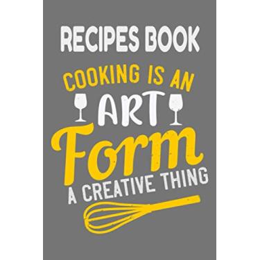 Imagem de RECIPES BOOK: Cookbook Notebook Journal (100 Pages, 6x9) for Recipes with Peanut cover print. Note down how to cook your favorite meals and share with your friends!
