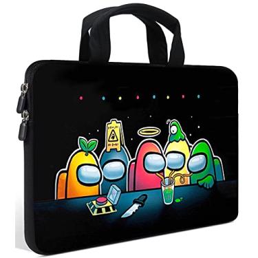 Imagem de ARIYIDA 11" 11" 11.6" 12" 12.1" 12.5" Bolsa de transporte para laptop Chromebook Capa para Ultrabook Capa para tablet Capa de neoprene para Apple MacBook Air Samsung Google Acer HP DELL Lenovo Asus (RYD12-21)