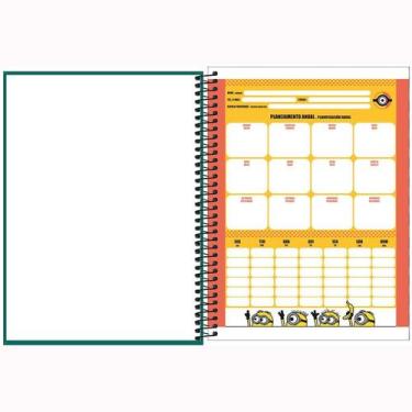 Imagem de Caderno Universitário Minions Capa Dura 10 Matérias 160Fls - Foroni