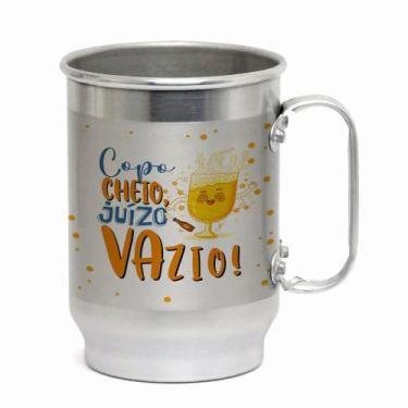 Imagem de Caneca Alumínio 600ML Tema Carnaval  Presente Criativo para a Folia - 