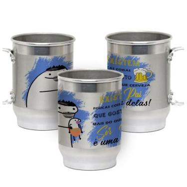 Imagem de Caneca de Chopp de Alumínio 600ML Personalizado Flork Paizão - Present
