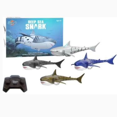 Imagem de Brinquedo Tubarão Shark Recarregável Àquatico Controle Remoto - Toys