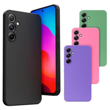 Imagem de Capa Capinha Case Compatível Samsung Galaxy A54 5G Silicone Veludo Premium [2ASHOP] (PRETO)