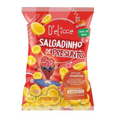 Imagem de SALGADINHO DE MILHO PRESUNTO 50G DELICCE