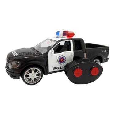 Imagem de Brinquedo Caminhonete de Policia de Controle Remoto Total - D TOYS