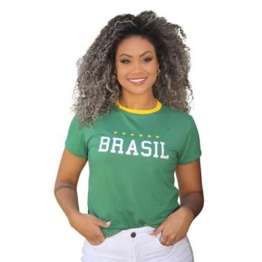 Imagem de Camiseta Copa Do Mundo Feminina Brasil Hexa Campeão - La Germania, Ver