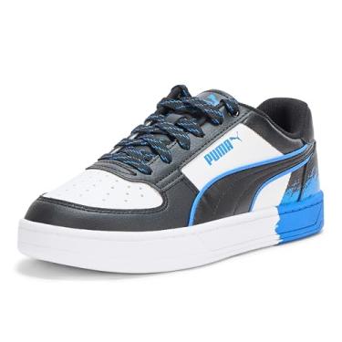Imagem de PUMA Tênis infantil unissex Caven Shoes, Preto-branco-azul royal Ss25, 20