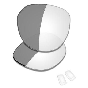 Imagem de SAUCER Lentes de reposição premium e protetores de nariz para óculos de sol Oakley Latch Key M OO9394 52 mm de alta defesa - Ativação fotocromática