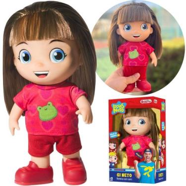 Imagem de Boneca Gi Neto Aventureira Vermelha Que Fala 14 Frases Rosita, Vermelh