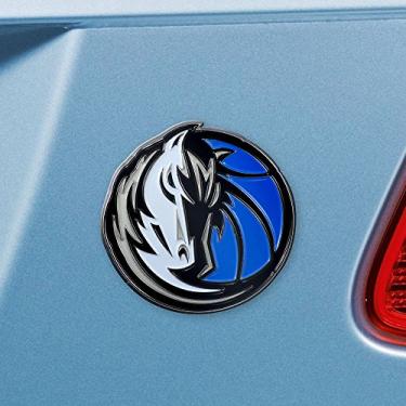 Imagem de FANMATS NBA - Emblema de metal 3D Dallas Mavericks 7,6 x 7,6 cm
