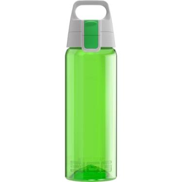 Imagem de SIGG Garrafa de água verde de cor total (0,6 L), garrafa de plástico Tritan leve e à prova de quebra, verde, 8691.80
