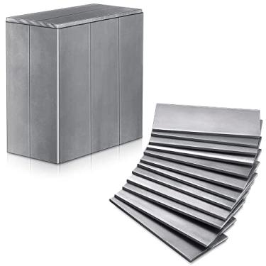 Imagem de 12 peças de cupons de soldagem para treinamento, kit de soldagem de 14 x 38 cm, placa de aço suave calibre 11, equipamento de soldagem tig DIY para soldagem a gás Mig Stick