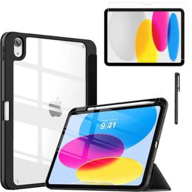 Imagem de Capa fundo acrilico + pelicula + caneta para iPad 11ª Gen. - Genérica