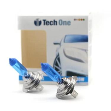 Imagem de Par de Lâmpadas Super Brancas 12V 55W Tech One - H7 - TechOne