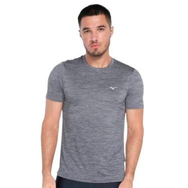 Imagem de Camiseta Mizuno Spark 2 Masculina, Grafite, M