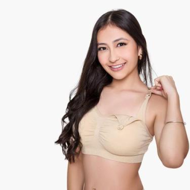 Imagem de Sutiã Amamentação Gestante Bojo Removível S/Costura Conforto - Impllus