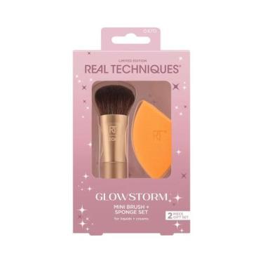 Imagem de Real Techniques Kit Glowstorm  Mini Pincel + Esponja 