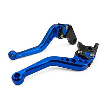 Imagem de Alavancas de freio e embreagem curtas ajustáveis para CBR500R/CB500F/X 2013-2021, CBR250R 2011-2013, CBR300R 2014-2021, CB300F/FA 2014-2021, CB400F/CB400R 20R 20R 2013-2020, 202GROM 2014-2022-Azul
