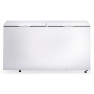 Imagem de Freezer 2 Tampas Gelopar Conservador Branco 532L Ghb530bin Bivolt