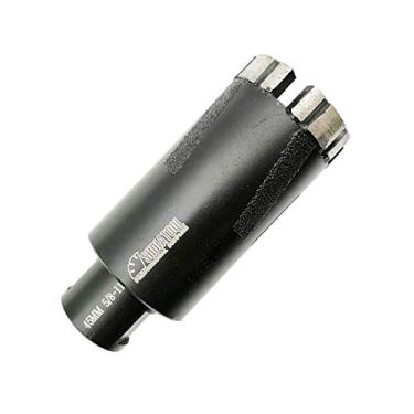 Imagem de Shdiatool Brocas de diamante para brocas de pedra rígida de tijolo de granito de mármore, serras secas ou molhadas soldadas a laser, 43398-56092, Preto, 45mm(1-3/4 In.)