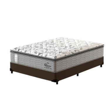 Imagem de Cama Box com Colchão de Molas Ensacadas Probel Ouro Casal 138cm