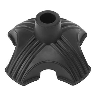 Imagem de Substituição da Ponta da Cana, Base de Quadrilátero de pé Com Borracha Não Deslizante, Suata para a Maioria Dos Bastões Dobráveis, Bengalas, Almofada de pé de 4 Pontas Pesadas,