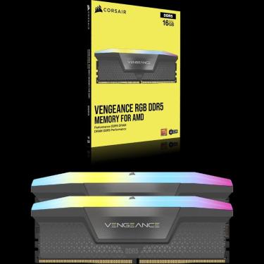 Imagem de Memória RAM Corsair Vengeance RGB 16GB DDR5 5200MHz