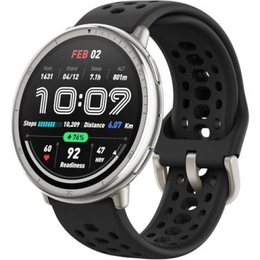 Imagem de Amazfit Active 2 Smart Watch 44mm, GPS Maps with Direction, Fitness Tracker, 10 Day Battery, 160+ Sport Modes (Black Silicone)
