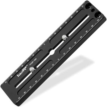 Imagem de Haoge HQR-160 160 160 mm Multiuso Longo Extensor de Liberação Rápida Tripé Prato Deslizante para Câmera Tripé Braçadeira Esferográfica Serve para Benro Arca Swiss Sunwayfoto
