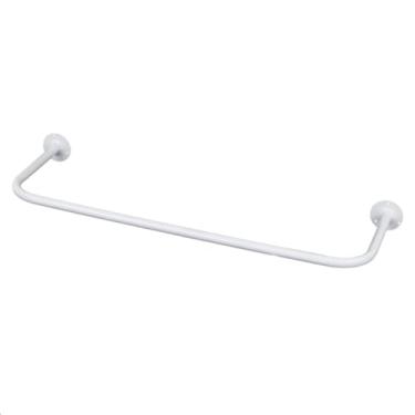 Imagem de Arara de Parede 90cm Sem Tela – Cabideiro Minimalista para Roupas | Uso em Loja, Closet ou Lavanderia