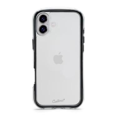 Imagem de Customic Capinha Case Capa para Celular iPhone 16 Plus (6.7"), Impactor Air Anti Impacto Proteção Militar 4 metros contra quedas, Transparente com Bordas Pretas