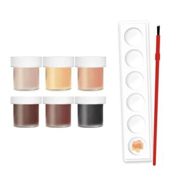 Imagem de Tinta Guache Tris 15ml Pele 6 Cores