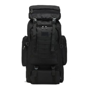Imagem de Mochila Acampamento Militar Camping 80 Litros Impermeável - TokShop, P