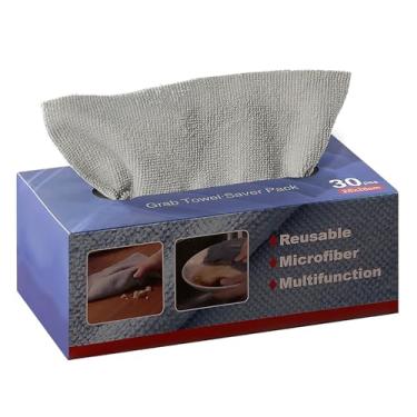 Imagem de Cffuvros Pano de Limpeza de Microfibra, Descartável, Super Absorvente, Fiapo, para Uso em Carros, Cozinhas e Limpeza Doméstica, Toalha de Microfibra com Vários Objetivos