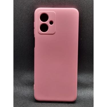 Imagem de Capa Silicone Aveludada Moto G54 (Rosa)