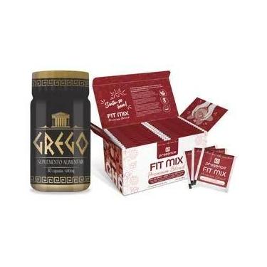 Imagem de Grego Suplemento + Chá Fit Mix 30 Sachês, Frutas Vermelhas