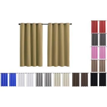 Imagem de Cortina Janela Tecido Alice Com Ótimo Caimento 2,60 X 1,40m Altura - C